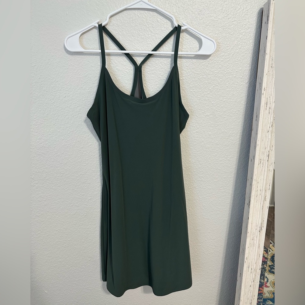 Outdoor Voices Green Exercise Dress - Small